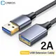 USB Extension Cable USB 3.0 to Female USB Extender Cord for Smart TV PS4 PS3 Xbox One SSD Laptop