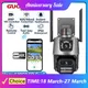 4k 8mp Wifi Smart Survalance Camera Dual Lens Waterproof Monitor Police Light Alarm Ip Security