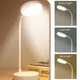 Portable LED Desk Lamp USB Plug Battery Powered Table Light Support 3 Color Stepless Dimming Eye