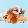 Pet Heartbeat Puppy educational Dog peluche Pet comodo coccole sollievo dall'ansia Sleep Aid Doll