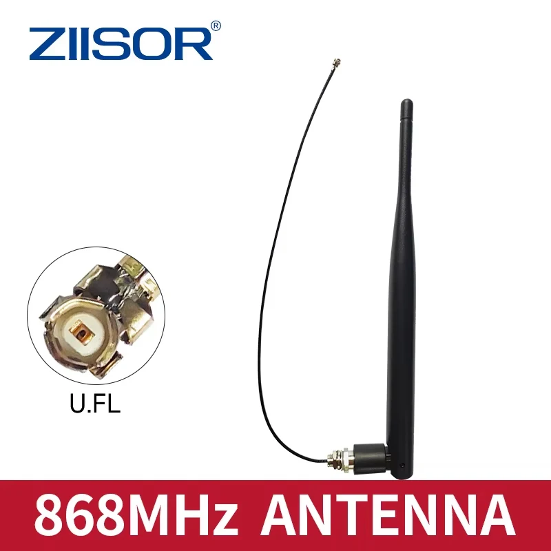 LoRa 868 MHz Antenne Integrierter U.FL für 868 MHz Antennen mit Kabel U.FL für LoRaWAN Modul Motherboard 20 cm für EU868 MHz Image