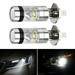 2pcs H1 100W LED White 12-24V 20-SMD Projector Fog Driving DRL Light Bulb 6000K