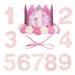 POPETPOP Dog Birthday Crown Hat with 1-9 Numbers Kitten Headband Hat Pet Cat Puppy Grooming Accessories
