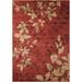 ST76-REC-5X7 Somerset 5 x 7 Rectangle Synthetic Power Loomed Floral Outdoor Area Rug