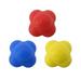 bounce ball 3pcs Agility Reaction Reflex Ball Bouncing Ball Baseball Tennis Badminton Reaction Training Ball Exercise Fitness Sensitive Ball (High Difficult Red + High Difficulty Blue + High Difficu