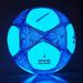 admecoo Light Up Soccer Ball Glow in The Dark Soccer Ball Size 4/5 with Needles and Pump Ball for Men Youth and Adult Night Games