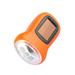 Hand Crank Flashlight LED Flashlight Camping Torch Solar Powered Hand Crank Flashlight Random Color