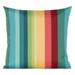 SIScovers Shore Stripe Solarium Indoor/Outdoor Throw Pillow 22 x 22 - Multi