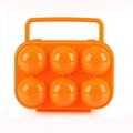 Clearance! Zainafacai Food Storage Containers with Lids Portable 6 Eggs Plastic Container Holder Folding Egg Storage Box Handle Case Kitchen Gadgets Orange