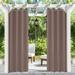 DCP Blackout Curtains Thermal Insulated Privacy Window Panel 50 x120 - Taupe