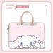 Laptop Bag Laptop Sleeve Case Pink Handle Cute Handbag PU Shockproof Carrying Bag 12 13 14 15 17 inch For Macbook/Dell/HP/Asus