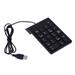 Eatbuy Numeric Keypad USB Numeric Keypad Mini Number Pad Numpad 18 Keys Keyboard for Laptop Desktop PC Pro