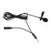 Eatbuy Earphone Microphone with 3.5mm Jack Professional Lavalier Lapel Microphone Wired Clip on Lapel Hands Free Headset Microphone Mic