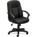 Basyx Vl601sb11 Leather High-Back Swivel/Tilt Chair Metal 26 X 33 1/2 X 43 Blk (Bsxvl601sb11)