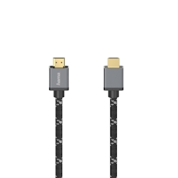Hama 00205240 HDMI-Kabel 3 m HDMI Typ A (Standard) Schwarz, Grau Image