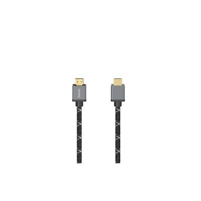 Hama 00205240 HDMI-Kabel 3 m HDMI Typ A (Standard) Schwarz, Grau