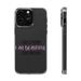 DistinctInk Clear Case for Apple iPhone 14 Pro MAX (6.7 Screen) - I Am Strong I Am Beautiful I Am Enough