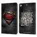 Head Case Designs Officially Licensed Justice League Movie Superman Logo Art Man Of Steel Leather Book Wallet Case Compatible with Apple iPad 9.7 2017 / iPad 9.7 2018