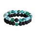 KIHOUT Deals Jewelry Eye Stone Black Frosted Stone Elastic Bracelet Couple Stone Bracelet