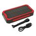 Solar Charger 36800mAh Solar Power Bank Portable Charger with 36LEDs for Climbing Red