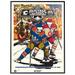 Phenom Gallery Edmonton Oilers vs. Calgary Flames 2023 NHL Heritage Classic 18" x 24" Deluxe Framed Serigraph Print