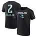 Men's Fanatics Branded Darius Slay Jr. Black Philadelphia Eagles Wordmark Player Name & Number T-Shirt
