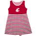 Girls Toddler Vive La Fete Crimson Washington State Cougars Striped Tank Top Dress