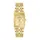 Bulova Quadra Womens Gold Tone Stainless Steel Bracelet Watch 97p140, One Size