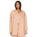 LPA Livia Workwear Jacket in Rose. Size L, M, XS.