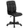 Flash Furniture Clayton Armless Vinyl Swivel Mid-Back Quilted Task Office Chair, Black (GO16911BK)