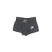 Nike Shorts: Gray Marled Bottoms - Women's Size Medium - Dark Wash