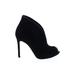 Gianvito Rossi Heels: Black Print Shoes - Women's Size 35.5 - Peep Toe