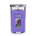 Yankee Candle Lilac Blossoms Medium Perfect Pillar Candle, Floral Scent