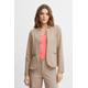 Kurzblazer FRANSA "Fransa FRCEDILAN 4 Blazer - 20609785" Gr. x s, silberfarben (silver mink) Damen Blazer