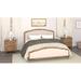 Eilis Upholstered Platform 3 Piece Bedroom Set Upholstered in Brown Laurel Foundry Modern Farmhouse® | 57 H x 80 W x 88 D in | Wayfair