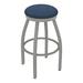 Holland Bar Stool 802 Misha Swivel Stool Upholstered/Metal in Gray/Blue | Bar Stool (30" Seat Height) | Wayfair 80230AN024