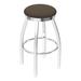 Holland Bar Stool 802 Misha Swivel Stool Upholstered/Metal in Gray/Brown | Extra Tall (36" Seat Height) | Wayfair 80236CH006