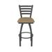 Holland Bar Stool Jackie Swivel Stool Upholstered/Metal in Gray | Bar Stool (30" Seat Height) | Wayfair 41030PW013