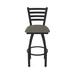 Holland Bar Stool Jackie Swivel Stool Upholstered/Metal in Gray/Blue/Black | Extra Tall (36" Seat Height) | Wayfair 41036BW019