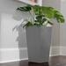 Bloem Finley Modern Recycled Plastic Tall Square Planter Resin/Plastic in Gray | 20 H x 12 W x 12 D in | Wayfair FPS20909-6