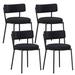 Corrigan Studio® Arend Fabric Low Back Side Chair Upholstered in Black | 30.7 H x 17.52 W x 20.86 D in | Wayfair 9ED6960E20B74A10ACA58A310AC1C5BC