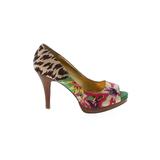 Nine West Heels: Brown Tropical Shoes - Women's Size 6