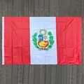 Spedizione gratuita xvggdg NEW perù Flag 3ft x 5ft Hanging perù Flag poliestere standard Flag Banner