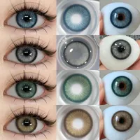 Eye share 1 Paar neue Mode blaue Linsen farbige Kontaktlinsen für Augen braune Augen Kontaktlinsen