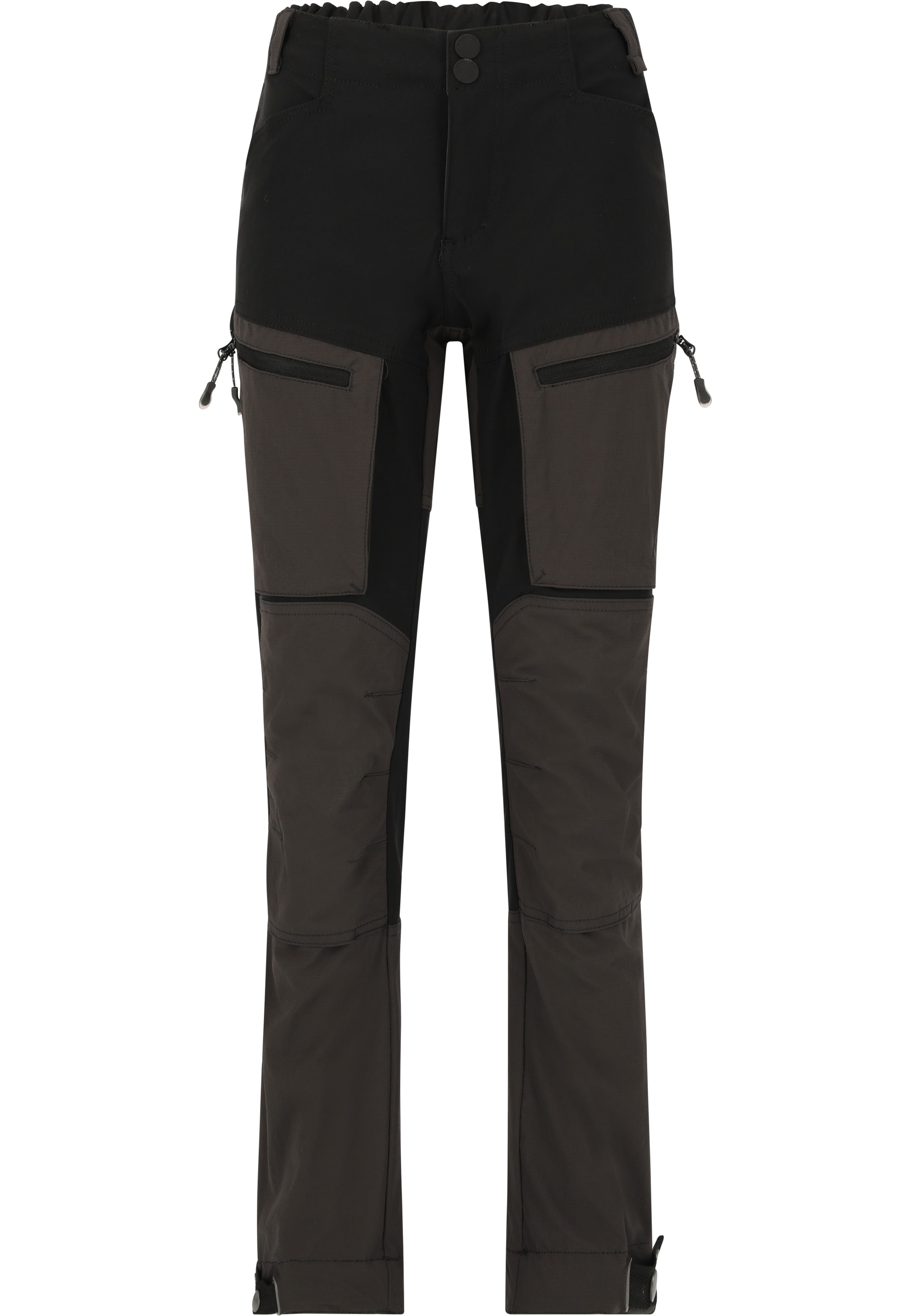Cargohose WHISTLER "Kodiak", Herren, Gr. 8, EURO-Größen, grau (schwarz, anthrazit), 88% Nylon, 12% Elasthan, mehrfarbig, Sportlich, lang, Hosen, mit atmungsaktiver Eigenschaft Image