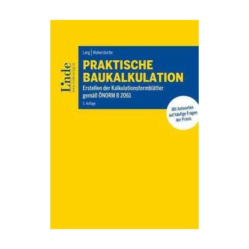 Praktische Baukalkulation – Christian Lang, Herbert Wolkerstorfer