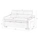 Loveseat Sofa Bed w/ Pull-out Bed, Velvet Adjsutable Back Sleeper Sofa Copper Nail Arm Accent Sofa w/ Side Pocket, USB Charging