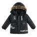 Eashery Baby and Toddler Boysâ€™ Jacket Boys Oversized Jacket Fall Winter Pullover Tops Toddler Boy Jackets (Black 3 Years)