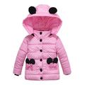 Eashery Girls and Toddlers Lightweight Jacket Long Sleeve Hooded Jacket Lightweight Pullover Top Girls Outerwear Jackets (Pink 3-4 Years)