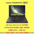 2023 Lenovo ThinkPad P1 Hermit Laptop i7-13700H/i7-13800H vPro RTX A1000/2000Ada/3500Ada/4060/4080 16inch 2.5K 165Hz Notebook PC